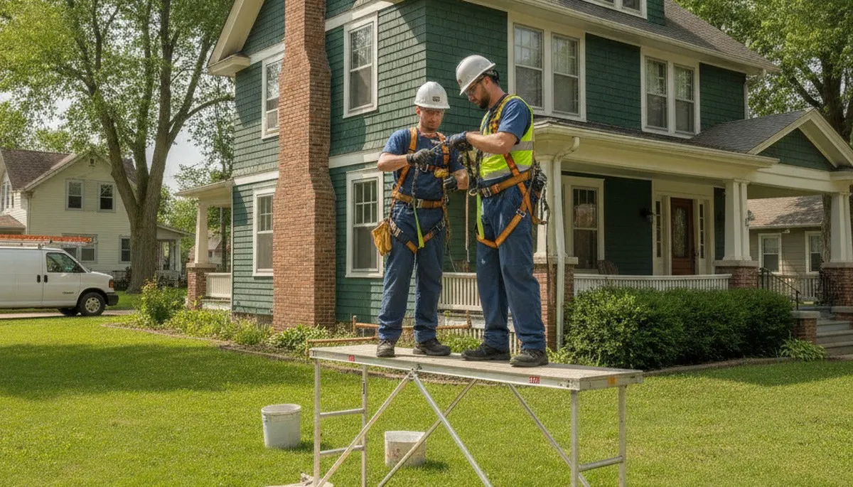 Champaign, IL plumber repairing a leaking pipe for residential plumbing service